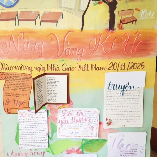 🌸THI LÀM BÁO TƯỜNG CHÀO MỪNG NGÀY NHÀ GIÁO VIỆT NAM 20/11/2025 🌸